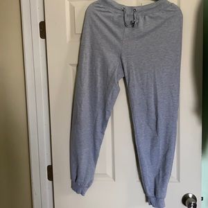Grey sweatpants